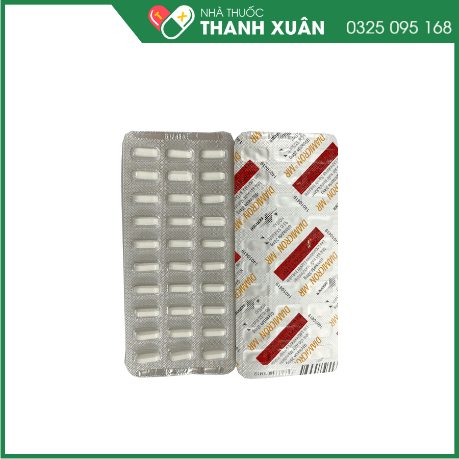 Diamicron MR 30mg thuốc điều trị tiểu đường tuýp 2